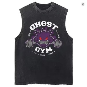 Chalecos de gimnasio de rendimiento Premium Tanques estampados elásticos de 4 vías para sesiones de entrenamiento intenso - Product Image 2