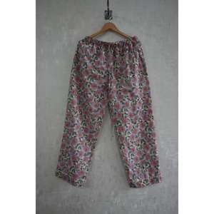 Conjunto de Pijama de Verano con Estampado Floral de Algodón para Mujer, Ropa de Dormir Estampada a Mano, Suave, Transpirable, de Secado Rápido, Mangas Largas - Product Image 4