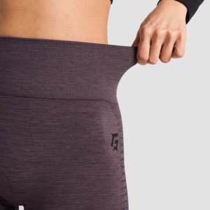 Leggings Capri Deportivos Casuales Dexter, Sin Costuras, Térmicos, Color Gris, Talla XL, Tejido de Punto, Nailon, Spandex, Cintura de Cuero - Product Image 6