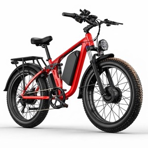E-Bike a Doppio Motore da 9000W, 50MPH, fino a 110 Miglia di Autonomia, 60V, Pneumatici Fat da 26 Pollici PU266/366 |   Supporto per telefono con ricarica USB-C, autonomia 70-110 miglia, 20Ah 1200Wh - Product Image 1