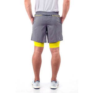 MOQ bajo Tela suave de alta calidad Pantalones cortos para correr de secado rápido para hombres Pantalones cortos de doble capa hechos a medida para actividades al aire libre - Product Image 2