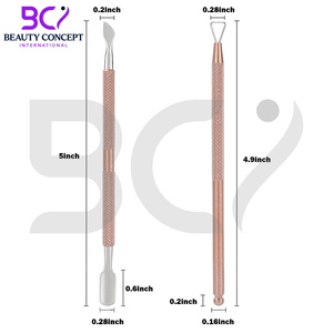 ชุดเครื่องมือทำเล็บมือโรสโกลด์ทำมือไม่ลื่นไม่ลื่นทำจากสเตนเลสสตีล - Product Image 2