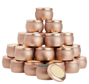 Soporte votivo único hecho a mano indio decorativo hecho a mano disponible Color dorado tarro de vela redondo hecho a mano a granel - Product Image 2