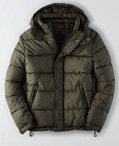 เสื้อกันลมมีฮู้ดสำหรับผู้ชายเสื้อขนเป็ดบุนวม - Product Image 4