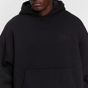 Precio de fábrica, venta al por mayor, sudaderas con capucha en blanco, Jersey OEM de alta calidad, Sudadera con capucha de peso pesado para hombres, Sudadera con capucha de gran tamaño bordada personalizada - Product Image 5