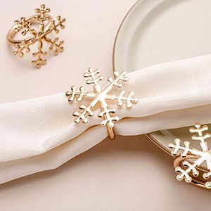 Stainless Steel <b>Gold</b> plated Wedding Banquet Decoration napkin ring high quality royal napkin ring for restaurant - Product Image 4