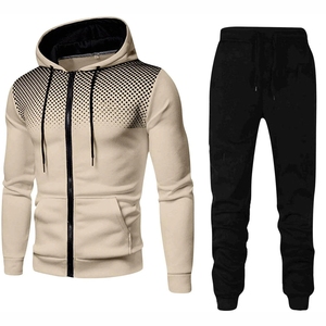 Chándales Deportivos Casuales para Hombre con Color Personalizado, Sublimados, Transpirables, de Felpa, Spandex/Algodón, con Panel Frontal en Blanco y Diseño de Capucha para Correr - Product Image 5