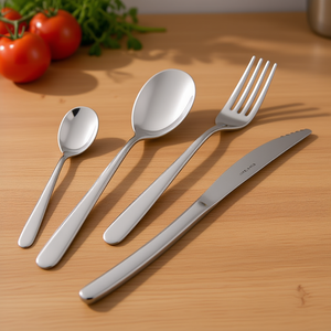 Ensemble de couverts en acier inoxydable poli chromé GRIFFE COF24GR de 24 pièces, ensemble de couteaux pour la cuisine à domicile - Product Image 3