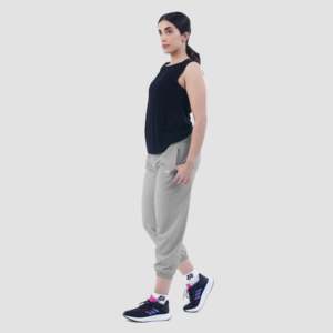 Pantalones ActiveStride 7/8 Transpirables Grises de Cintura Media - Product Image 4