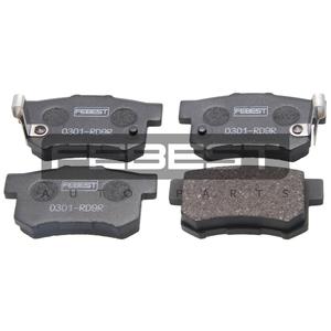 Pastiglie freno posteriori FEBEST (0301-RD9R) - Product Image 1