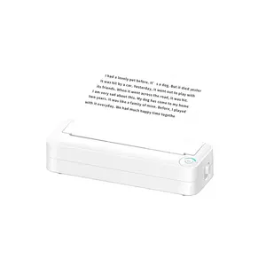 2024 Hot Small Thermal Printer A4 Home Office BT Handheld Portable Inkless Printer paper A4 printer color 21CM