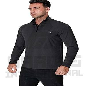 Camisetas de Manga Larga Personalizadas para Hombre Más Vendidas, Camiseta de Yoga para Hombre, Camisetas de Manga Larga Negras Lisas para Hombre - Product Image 4