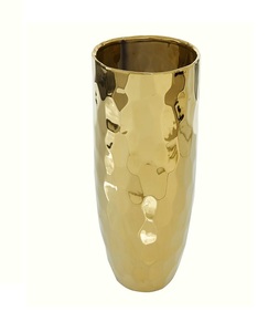 Grand Vase à Fleurs en Laiton Plaqué Noir Bol Vente à Chaud Maison Salon Décoration de Table Jardin Traditionnel Métal Aluminium - Product Image 2