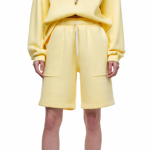 Shorts de sport pour femme, vêtements de sport pour la salle de sport, shorts de jogging pour la course à pied, shorts de sport en molleton pour femme, 450 GSM - Product Image 1