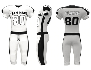 Conjuntos de uniformes de fútbol americano sublimación personalizada para adultos equipo deportivo de rendimiento transpirable con jersey para equipos - Product Image 5
