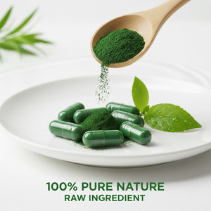 Cápsulas de Spirulina Orgânica 500mg Superalimento Vegano Suporte Imunológico Antioxidante Natural Aumentador de Energia Suplemento Detox - Product Image 1