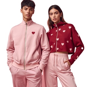 Conjuntos de punto gofrado personalizados para mujer: Chaqueta térmica con cremallera y pantalones acampanados, chándal de 2 piezas para mujer - Product Image 1