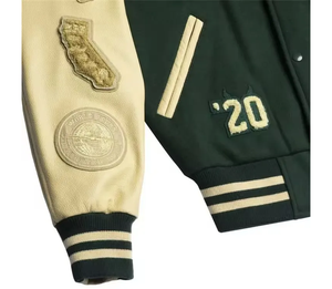 Chaqueta Universitaria Personalizada con Parches y Logotipo para Hombre, Chaqueta Universitaria con Logotipos Personalizados para Hombre, Chaqueta de Béisbol Bordada/Chenilla al por Mayor - Product Image 2