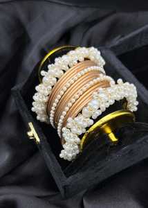 Conjuntos de Chudiyan Tradicionales Indios y Pakistaníes de Estilo Moderno, Últimos Diseños, Hechos a Mano, Brazaletes de Novia para Mujer - Product Image 5