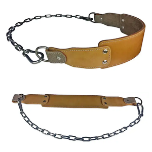 Cinturón de Gimnasio Personalizado QASWA SPORTS, Antideslizante, de Alta Calidad, Cuero Vacuno Original, Cadena Larga y Resistente, Unisex, para Uso en Fitness - Product Image 6