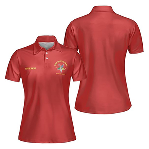Ordre personnalisé de l'étoile de l'Est OES polo multicolore pour femmes chemises polo à manches courtes sur mesure de haute qualité - Product Image 1