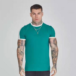 Personalizado al por mayor Vintage Slim Fit Unisex Camiseta 100% algodón de gran tamaño Dropshoulder Streetwear Gymwear con logotipo personalizado para los hombres - Product Image 5