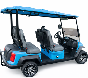 Retour gratuit en 30 jours - Voiturette de golf électrique 2x2 quatre places, véhicule utilitaire commercial, stock limité, prêt à être expédié - Product Image 5