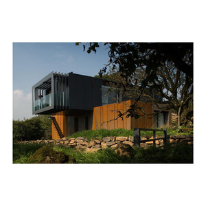 Luxury High Quality Grade a 20ft Prefabricated Dry Shipping <b>Container</b> House Kitchen Bathroom Black One Bedroom for Hotel Use - Product Image 5