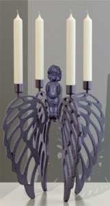Portavelas de Metal de hierro de Color cobre de forma redonda decorativa de aspecto moderno decorativo hecho a mano a granel - Product Image 4