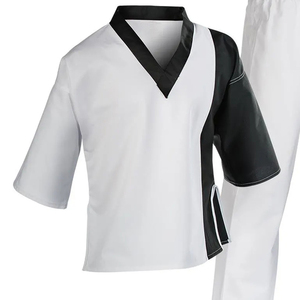 Unisex White Traditional Sport Karate Gi Light Weight Training <b>Equipment</b> for Taekwondo & Jiu Jitsu Adult Martial Arts Suit - Product Image 5
