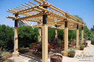 Varas de Bambú de Gran Diámetro para Diseño de Interiores, Tratamiento Personalizado, Carbonizado Natural, Venta al por Mayor - Product Image 2