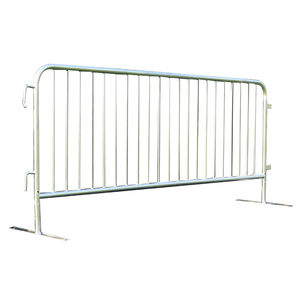 Clôture Temporaire en Acier Facile à Assembler, Barricades de Contrôle des Foules Amovibles avec Pieds en Pont/Plats, Hauteur de 6 Pieds - Product Image 5