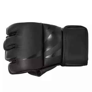 Guantes de boxeo MMA profesionales personalizados baratos de fábrica Venta caliente Logotipo de personalización de fábrica de Pakistán producido en negro - Product Image 6