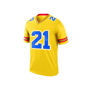 OEM ODM conception sur mesure maillot de football américain sublimation de haute qualité tissu à mailles personnalisé vêtements de sport maillot de football pour hommes - Product Image 6