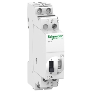 Relè a Impulsi Schneider Electric A9C30815 ITLI 2P-1NO+1NC 16A, Bobina 110 VDC-230...240 VAC, Relè di Potenza Oltre 2 Ampere 50/60Hz - Product Image 1