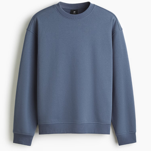 Sweat-shirt à col rond en molleton 100% coton personnalisé, uni, décontracté, streetwear, qualité supérieure - Product Image 4