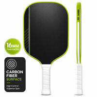 Raquette de pickleball LDXJ GEN5, fibre de carbone T700, noyau de 5e génération PRO-V, moulage secondaire professionnel par pressage à chaud, 225g, 16mm