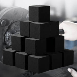 Briquettes de charbon de bois de noix de coco super premium pour narguilé, fumée longue durée, sans fumée, écologiques, faible teneur en cendres, marque Daabadi - Product Image 1