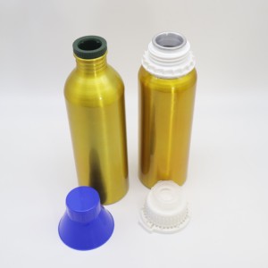 ขวดป้องกันโรงงานอลูมิเนียมทนทานแบบเปิดด้านบนสุดของผู้ผลิตขวด99.7% ขวดโลหะบรรจุภัณฑ์อลูมิเนียมบริสุทธิ์ - Product Image 1