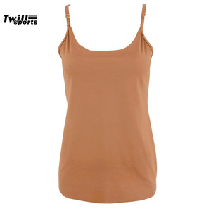 Women's Sleeveless Slim Crop Top Camisole Seamless Knitted Solid Pattern 100% <b>Bamboo</b> Fiber Quick Dry Breathable Top for Women - Product Image 2