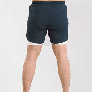 Shorts pour hommes Advanced Fit, matière extensible flexible pour l'entraînement, la course à pied, le basketball et les vêtements de fitness - Product Image 3