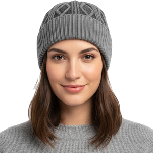 Gorros de punto con puño, personalizables, 100% algodón, refrescantes, deportivos, con estampado en relieve, unisex, compatibles con casco. - Product Image 5