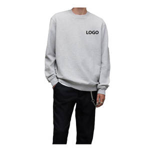 Sweat-shirt pour homme en coton mélangé, logo personnalisé, vêtements décontractés, manches longues, vente chaude, qualité supérieure, qualité supérieure, coupe ample - Product Image 1