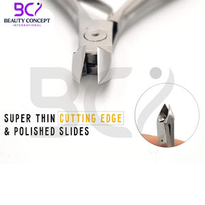 Pince à cuticules multifonctionnelle professionnelle en acier inoxydable 2026 de qualité supérieure, à ouverture large et lame incurvée - Product Image 6