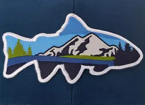 ป้ายเสื้อผ้าโพลีเอสเตอร์ทอแบบกำหนดเอง ปั๊มโลโก้ ป้ายปักแบบกำหนดเองสำหรับกระเป๋า เสื้อผ้า รองเท้า-สีและรูปทรงตามสั่ง - Product Image 3