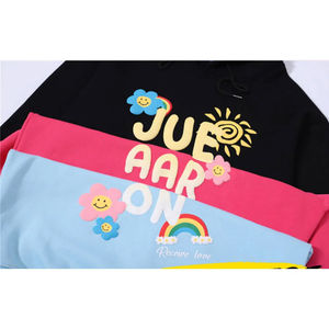 Sweat à capuche zippé intégral pour femme, mode streetwear, personnalisé OEM, en coton tricoté épais, imprimé, respirant et à séchage rapide, pour l'hiver - Product Image 6