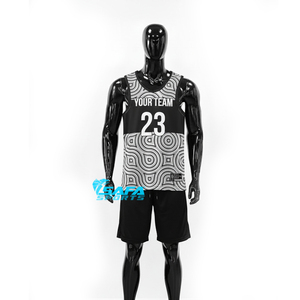 Camiseta de Baloncesto de Malla con Cuello Diferente y Logotipo Bordado de Diseño Personalizado - Product Image 2