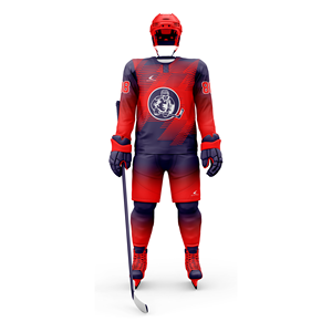 Adultes/Jeunes en vrac personnalisé OEM/ODM respirant personnalisé uniformes d'équipe de hockey sur glace coquille Shorts chaussettes incluses - Product Image 1