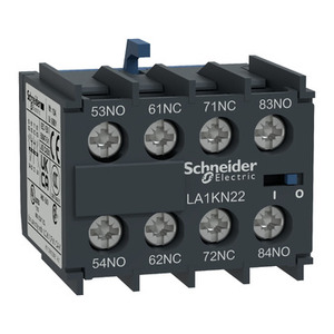 Per SCHNEIDER ELECTRIC LA1KN40 TeSys K-4 Blocco di contatti ausiliari NO con terminali a morsetto a vite - Product Image 1