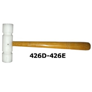 Martillo de nailon con cabeza blanca o rosa de 1 pulgada, herramientas para joyería - Product Image 3
